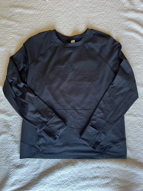 lululemon athletica Tops - Lululemon Its Rulu Run Long Sleeve Shirt Black Top Size 10